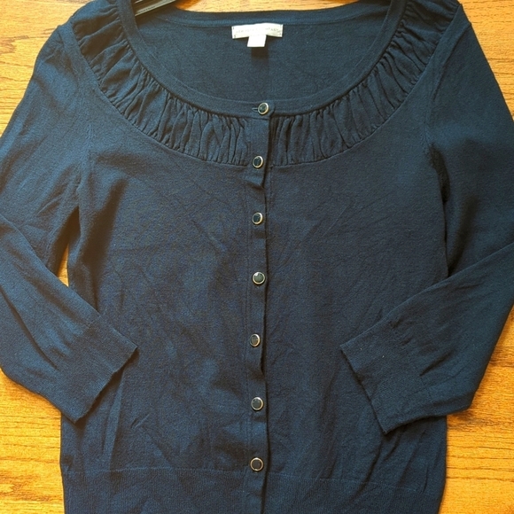 New York & Company Cardigan Sweater 3/4 Sleeve Size Small - Picture 1 of 9